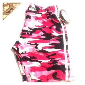 Pink biker shorts